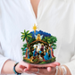 Freshcut Paper Mini Nativity Pop-Up Greeting Card - Mellow Monkey