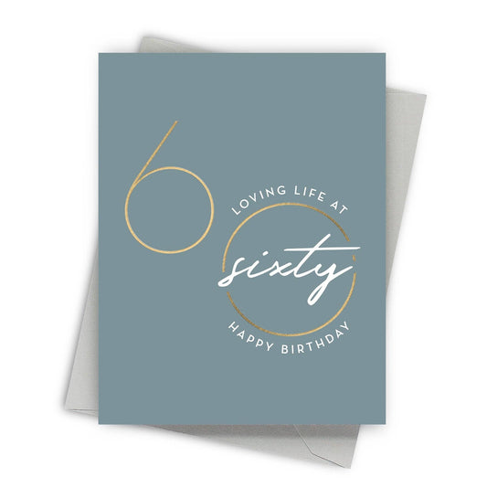 Loving 60 – Milestone Birthday Card - Mellow Monkey