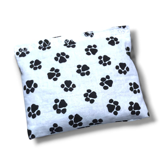Mantra Beads Sensory Calm Bag - Black and White Paw Print