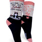 Trying To Get My Shit Together - Women's Crew Socks - Mellow Monkey