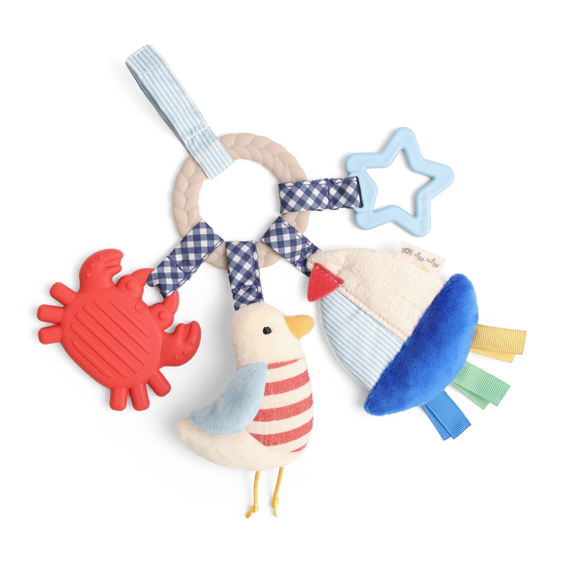 Nautical Bitzy Busy Ring™ - Mellow Monkey