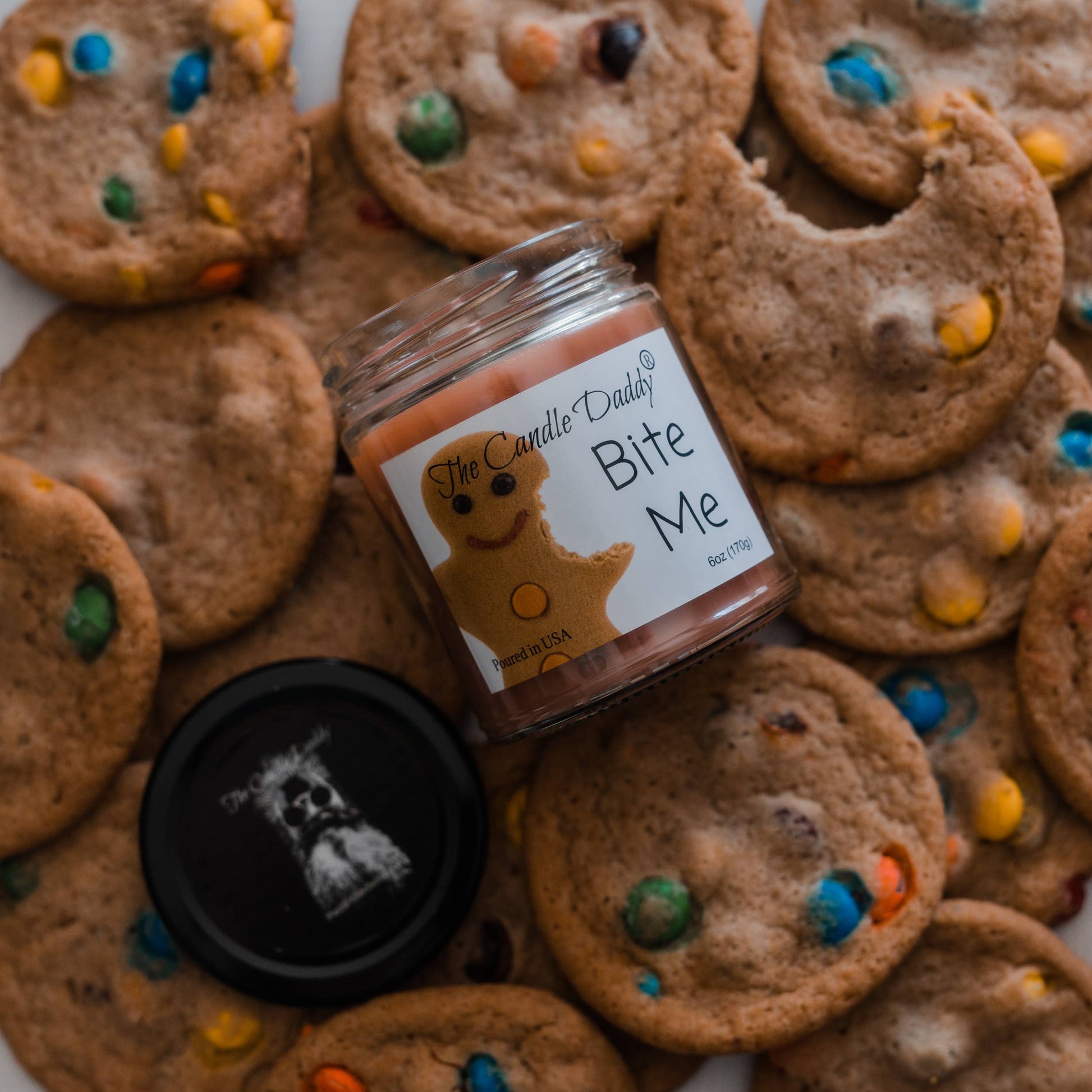 Bite Me - Christmas Gingerbread Cookie -  Candle - Mellow Monkey