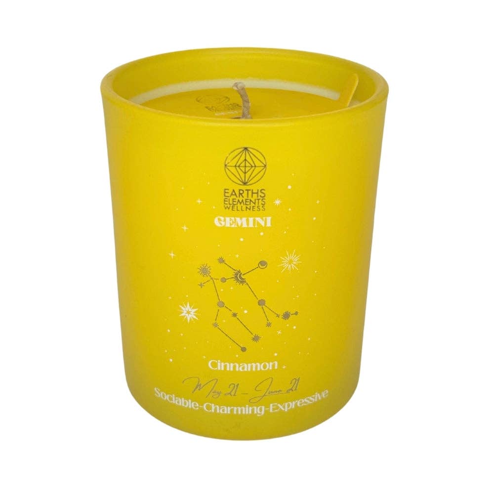 Gemini - Zodiac Hand Poured Candle – Mellow Monkey