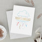 Birthday Forecast – Fun and Cheerful Gold Foil Card - Mellow Monkey
