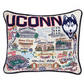 Catstudio UCONN Embroidered Pillow - 20-in - Mellow Monkey