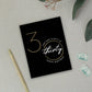 Flirty Thirty – Age and Milestone Card - Mellow Monkey