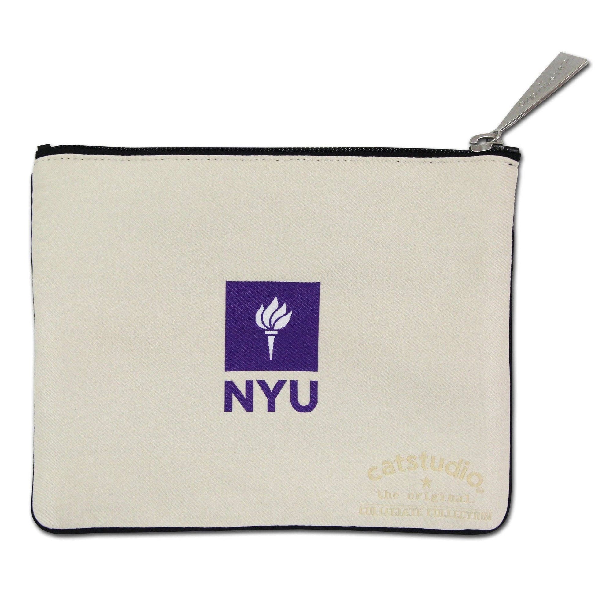 New York University (NYU) Collegiate Zip Pouch - Mellow Monkey