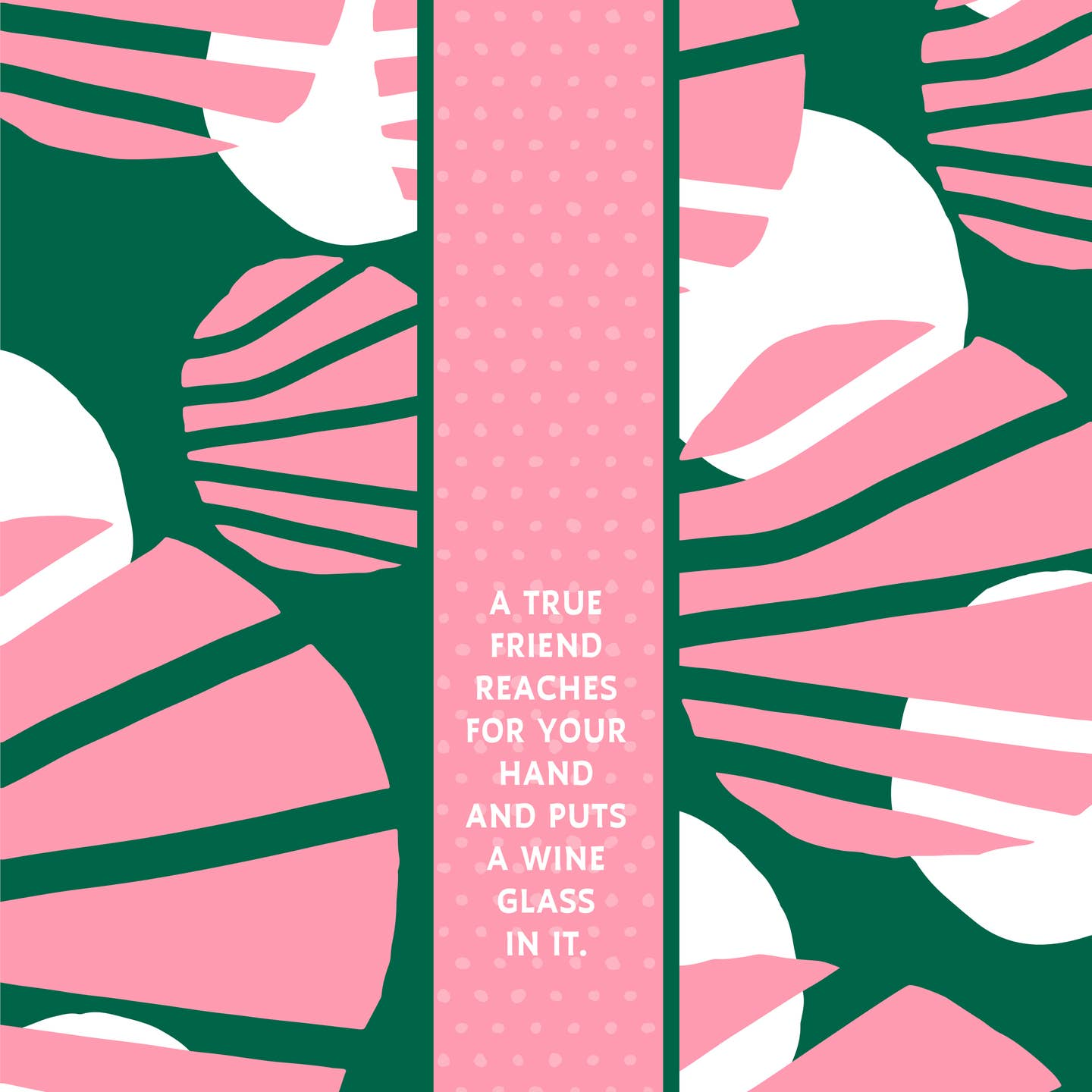 True Friend - Funny Cotton Dish Towel - Mellow Monkey