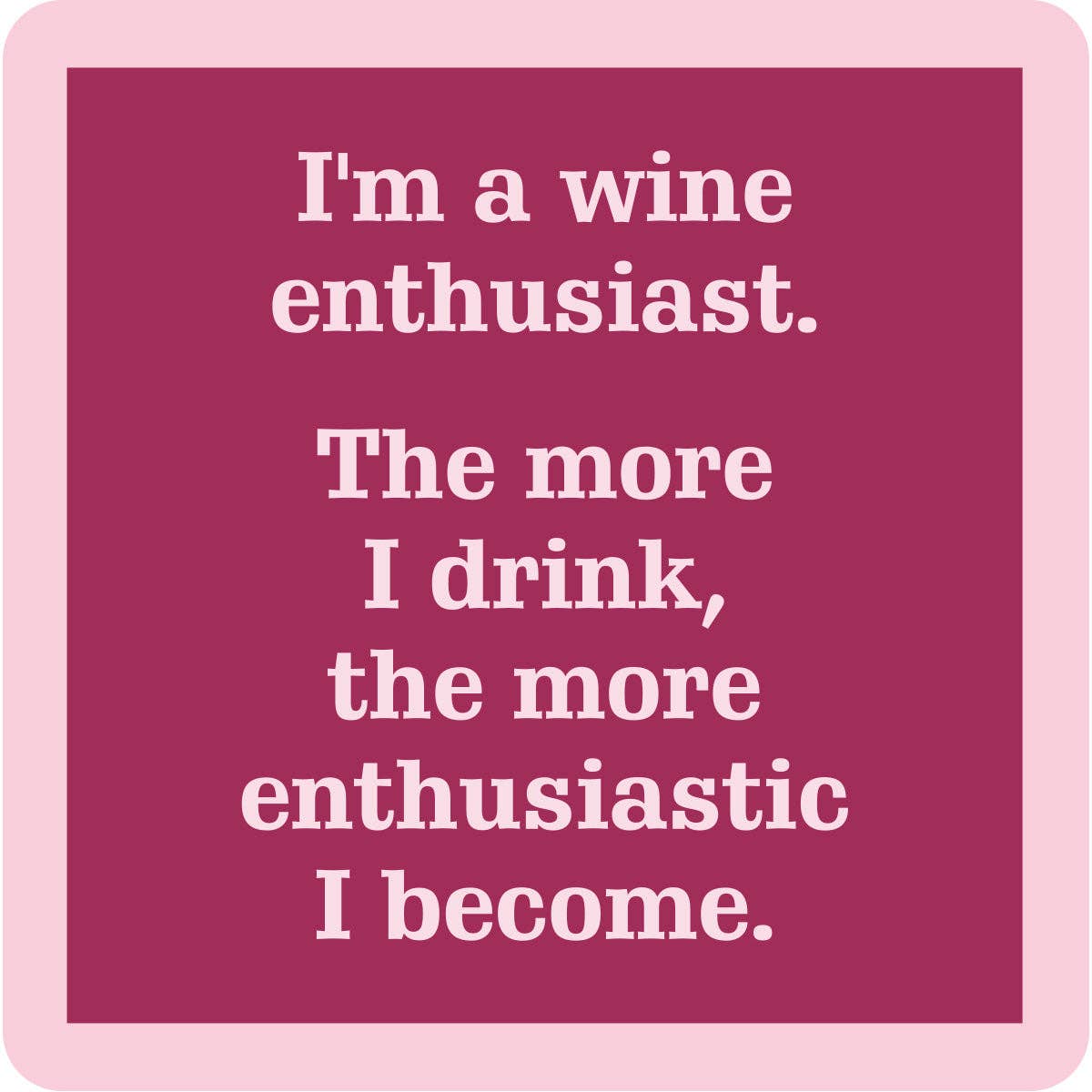Wine Enthusiast - Coaster - 4 inch - Mellow Monkey