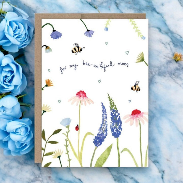 Bee-Autiful Mother's Day - Greeting Card - Mellow Monkey