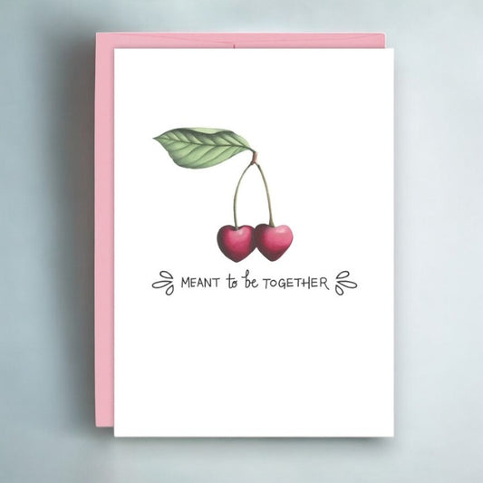 Cherries - Valentine's Day - Greeting Card