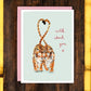 Wild About You - Valentine's Day - Greeting Card - Mellow Monkey