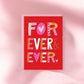 Forever - Valentine's Day - Greeting Card - Mellow Monkey