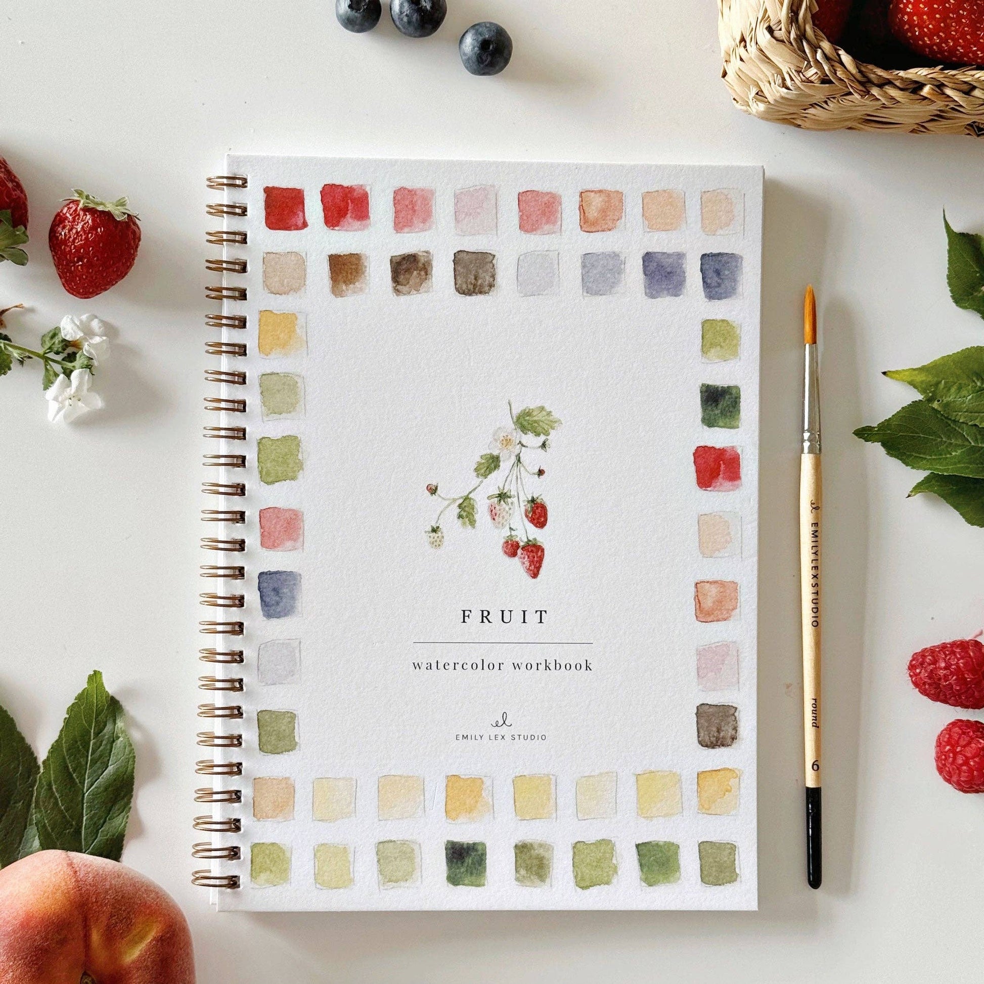 Fruit Watercolor Workbook - Mellow Monkey