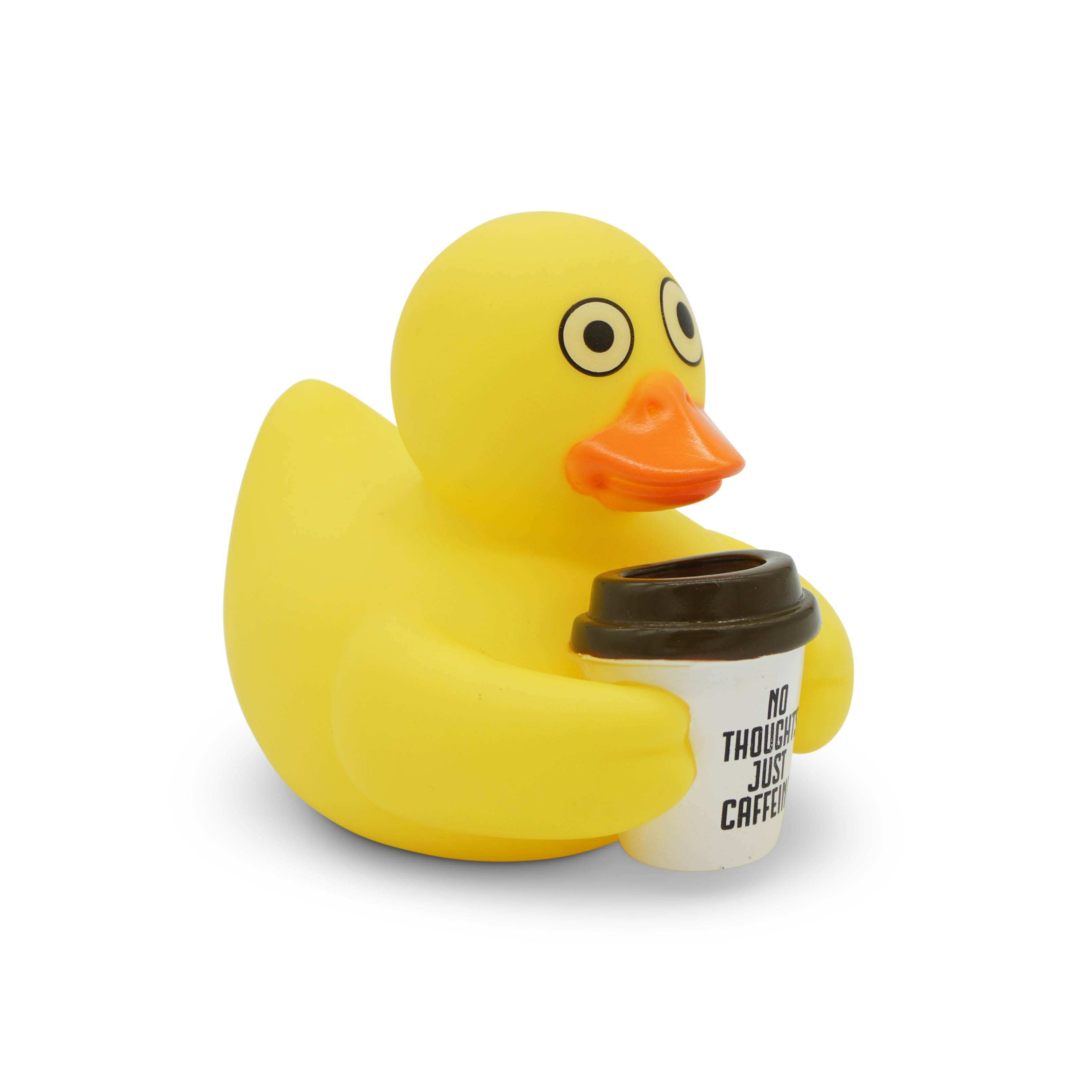 No Thoughts. Just Caffeine” Rubber Duck – Mellow Monkey