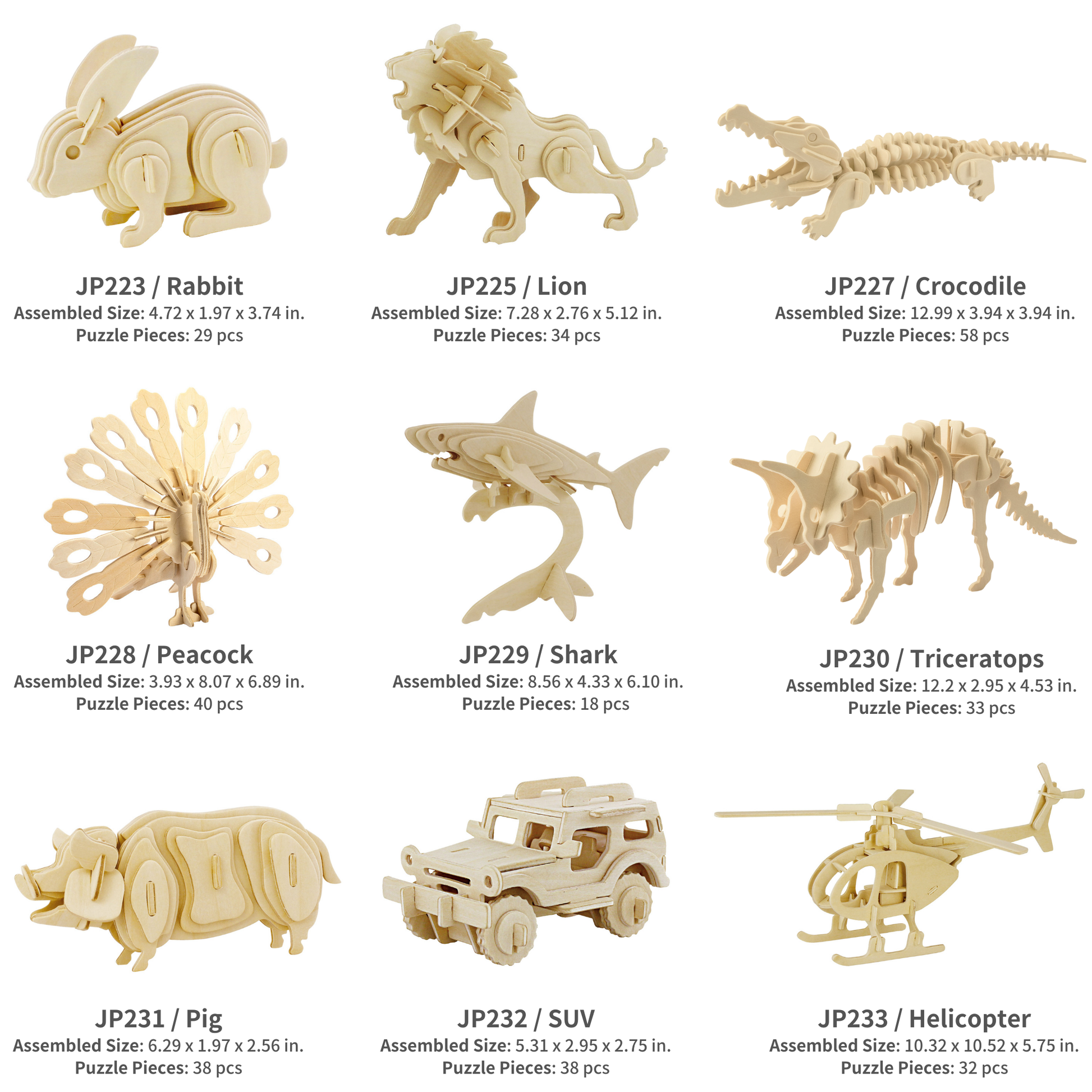 3D Wooden Puzzles: Squirrel - Mellow Monkey