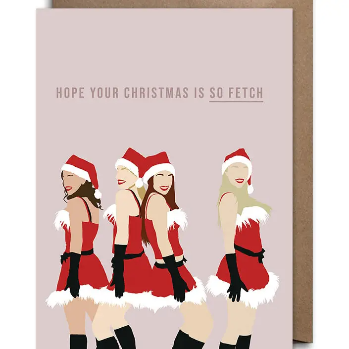 Hope Your Christmas is So Fetch - Holiday Greeting Card - Mellow Monkey