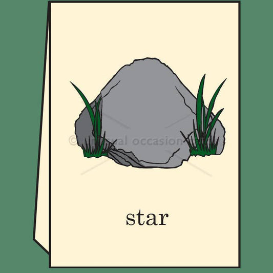 Rock Star - Greeting Card