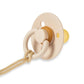 Bitzy Pal Natural Rubber Pacifier & Plush: Goose for Infant - Mellow Monkey