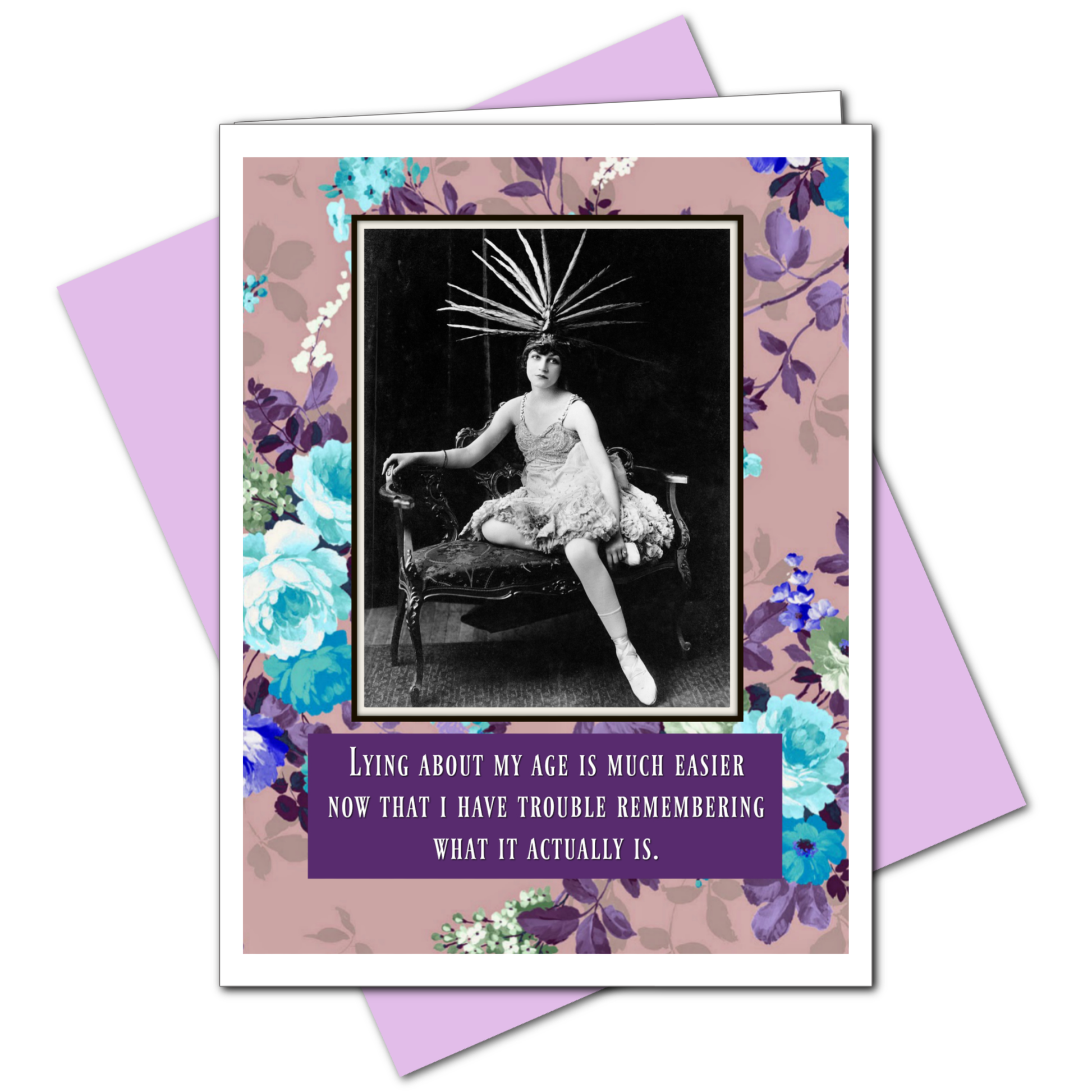 Lying About My Age Birthday Greeting Card - Mellow Monkey