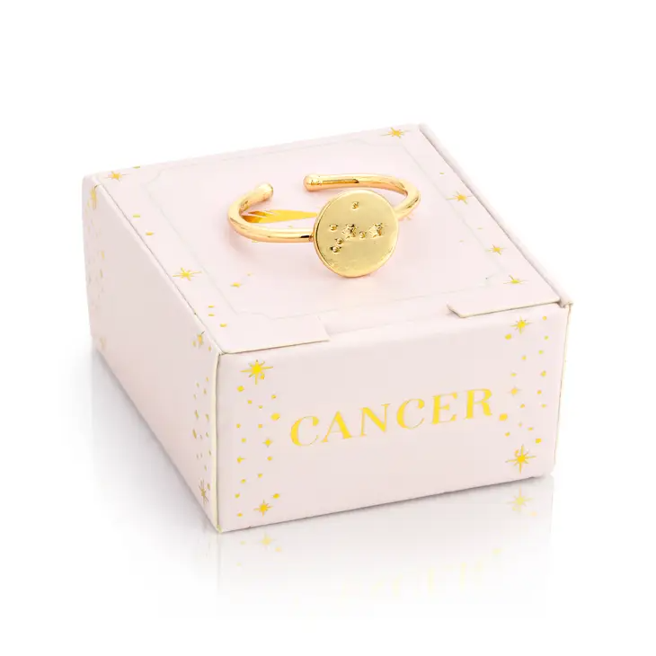 Cancer - Gold Zodiac Ring - Mellow Monkey