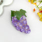 Black Pearl-like Grape Acetate Hair Claw Clip: Purple - Mellow Monkey
