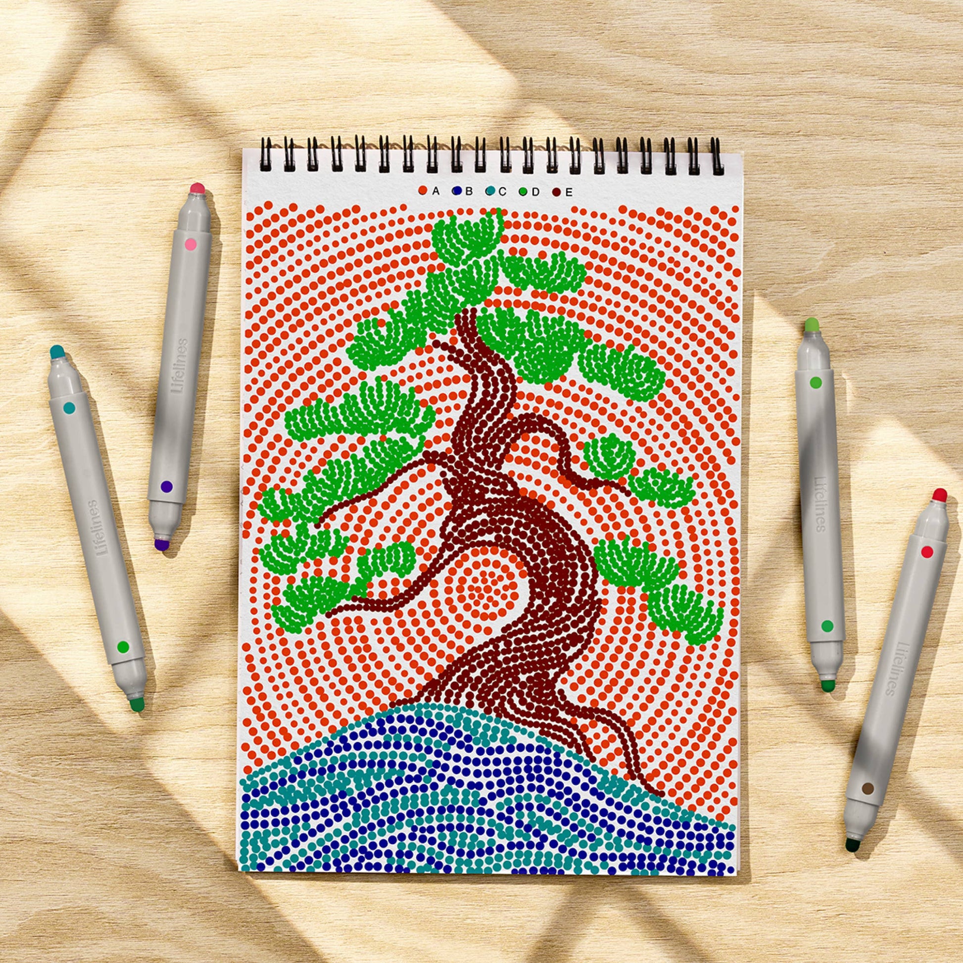 FlowArt - Dot By Letter - Landscapes - Mellow Monkey