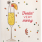 Holiday Spirits Biodegradable Swedish Dish Cloth - Mellow Monkey