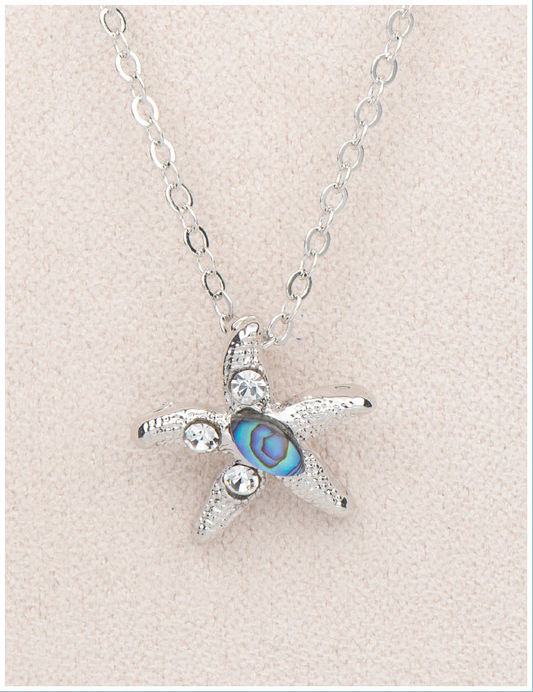 Wild Pearle Jeweled Starfish Necklace - Mellow Monkey
