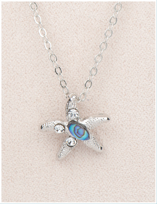 Wild Pearle Jeweled Starfish Necklace - Mellow Monkey