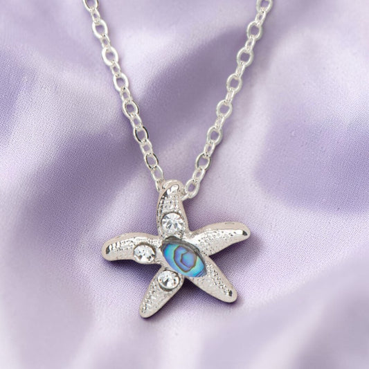 Wild Pearle Jeweled Starfish Necklace - Mellow Monkey