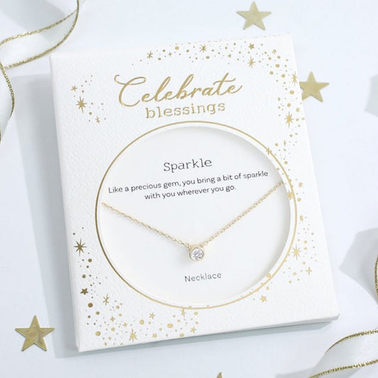 Celebrate Blessings - Solitaire - Gold - Mellow Monkey