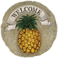 Pineapple Welcome - Stepping Stone and Wall Plaque - Mellow Monkey
