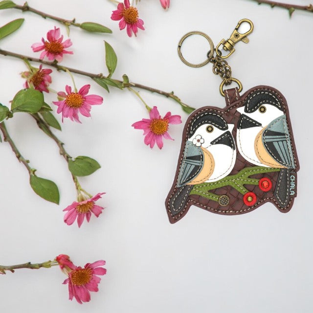 Chickadee - Chala Coin Purse/Key Chain - Mellow Monkey