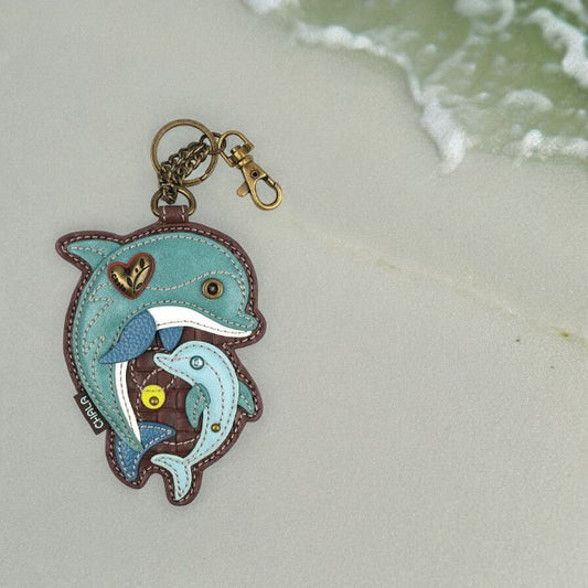 Dolphin - Chala Coin Purse/Key Chain - Mellow Monkey