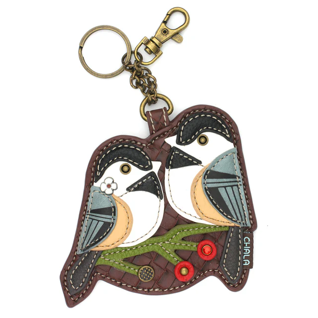 Chickadee - Chala Coin Purse/Key Chain - Mellow Monkey