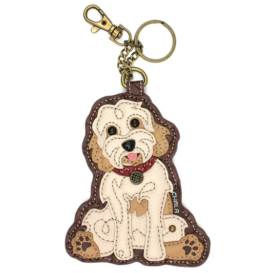 Labradoodle - Chala Coin Purse / Key Fob