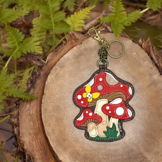 Mushrooms - Chala Coin Purse/Key Chain