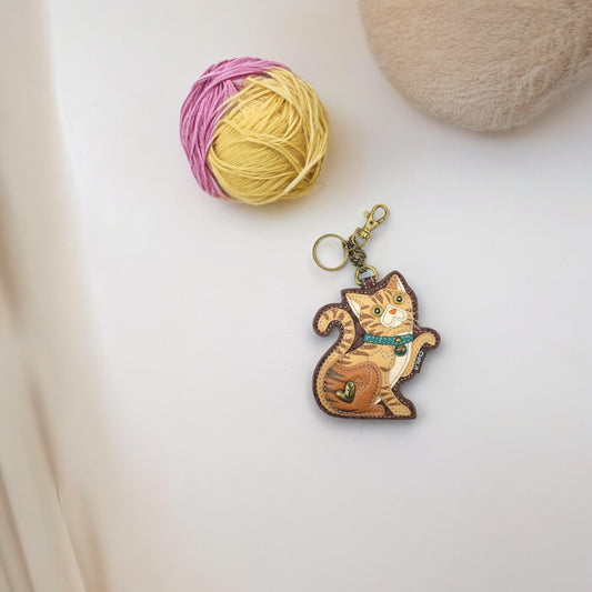 Tabby Cat- Chala Coin Purse/Key Chain