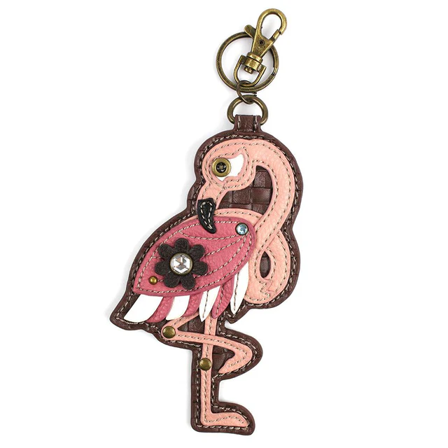 Flamingo - Chala Coin Purse/Key Chain - Mellow Monkey