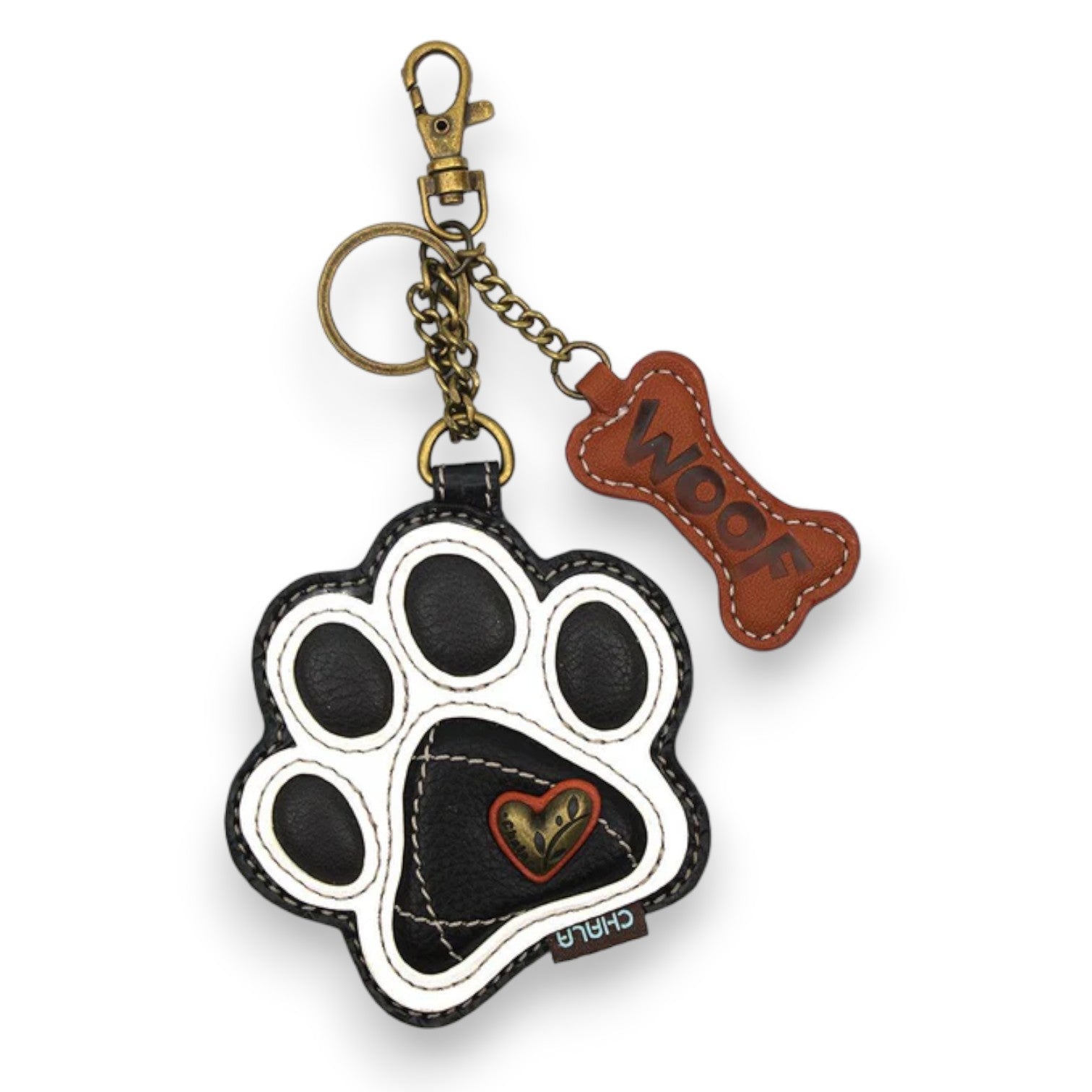 Paw Print- Chala Coin Purse/Key Chain - Mellow Monkey