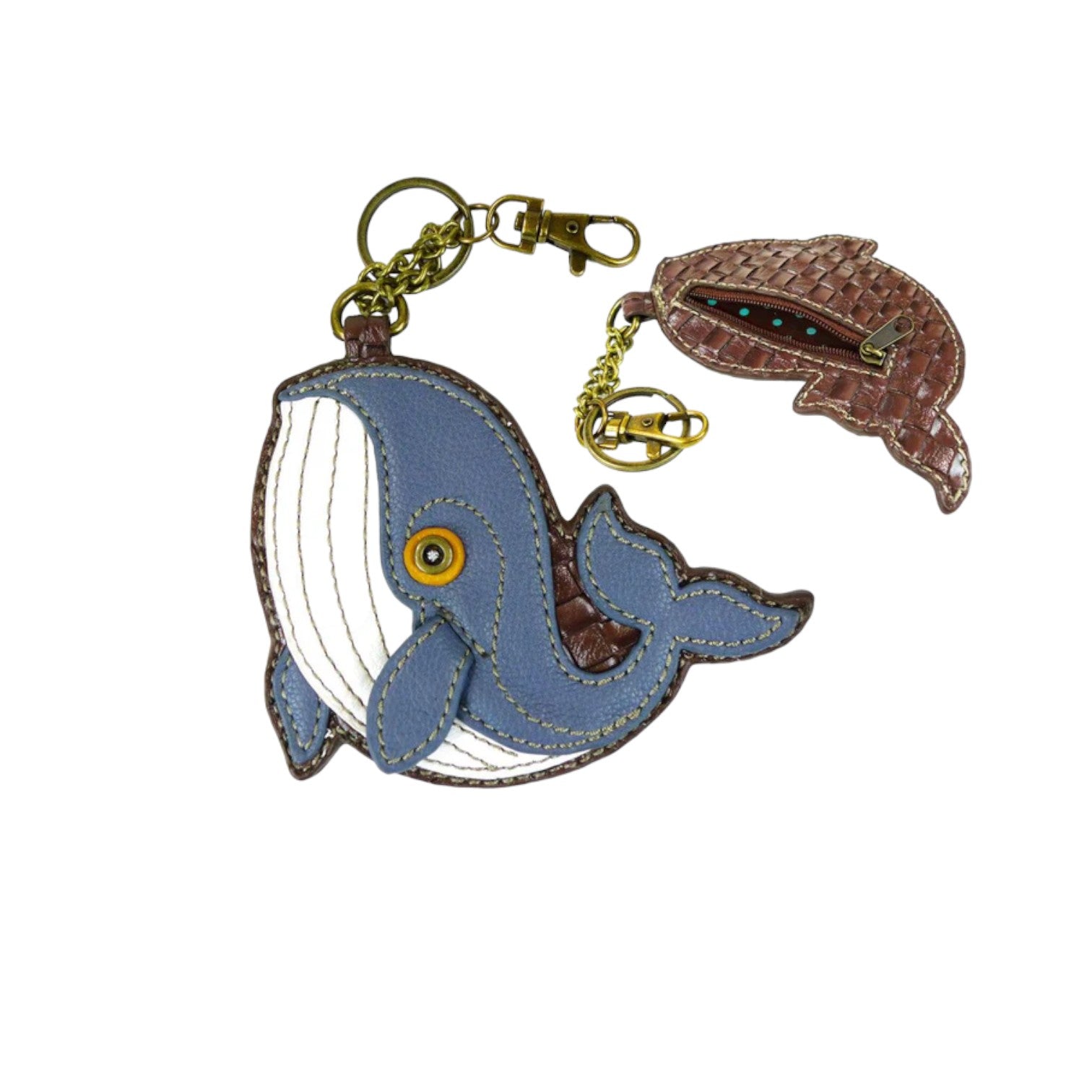 Whale- Chala Coin Purse/Key Chain - Mellow Monkey