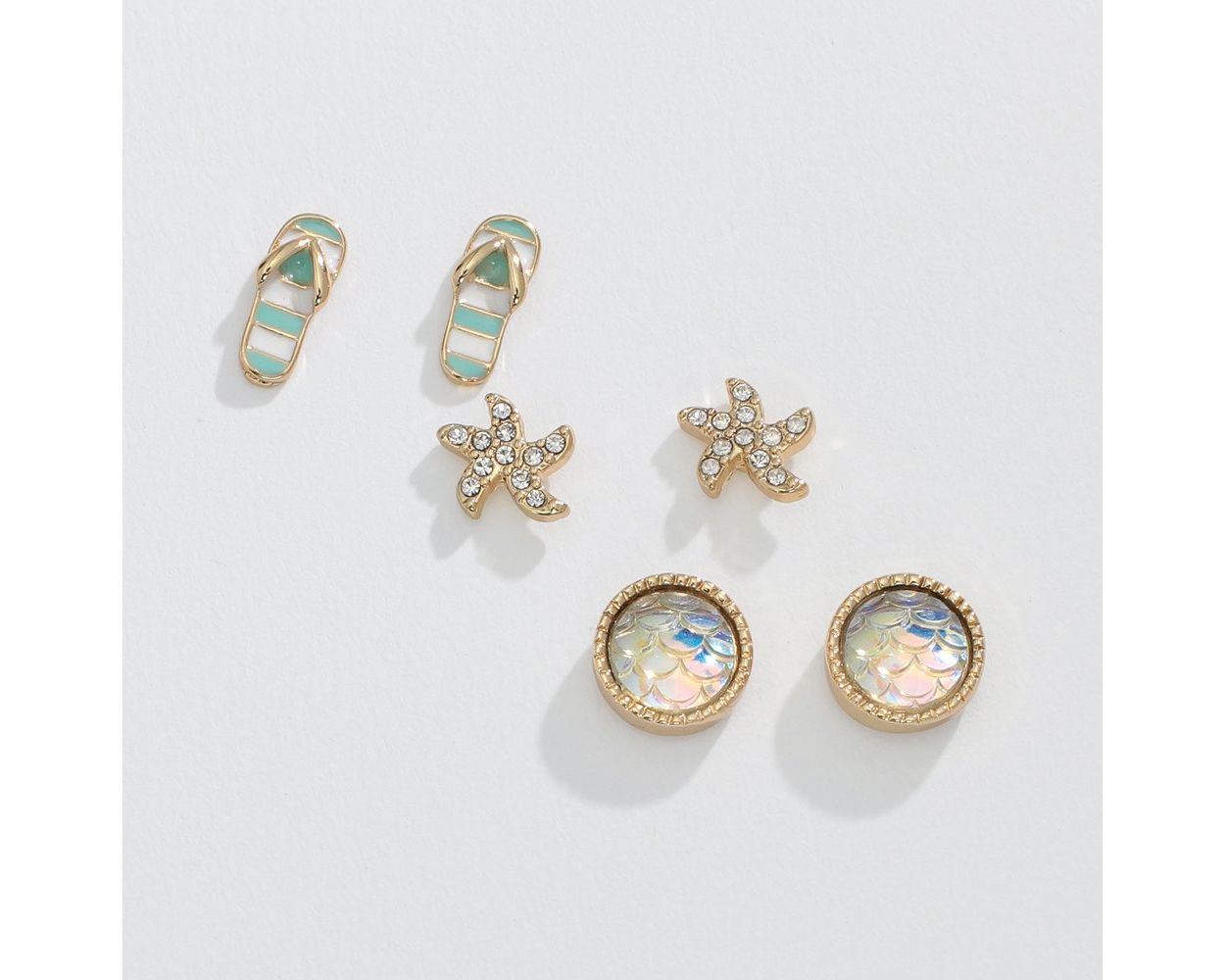 Sparkling Beach Trio - Earrings - Mellow Monkey