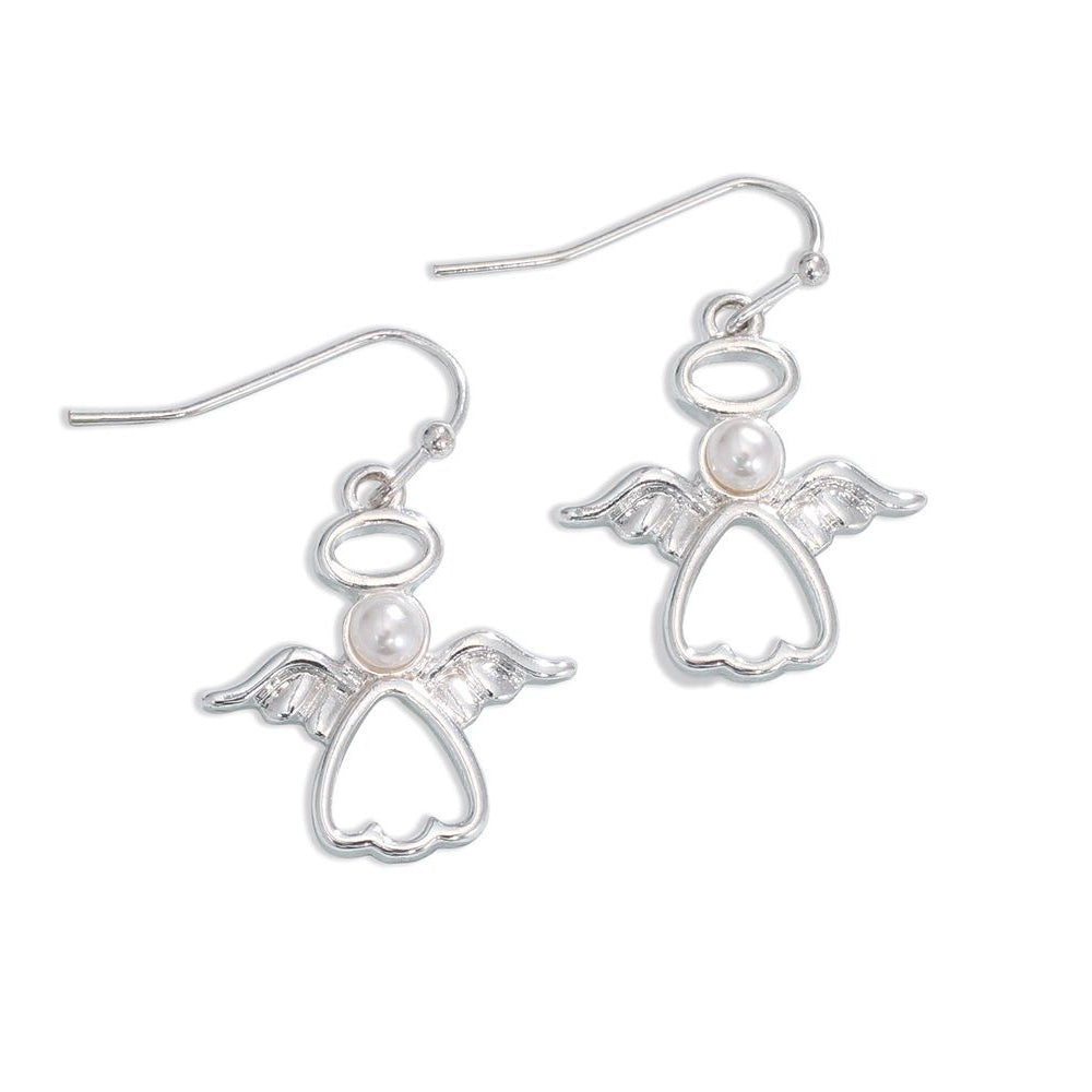 Earrings - Angels with Pearls - Mellow Monkey