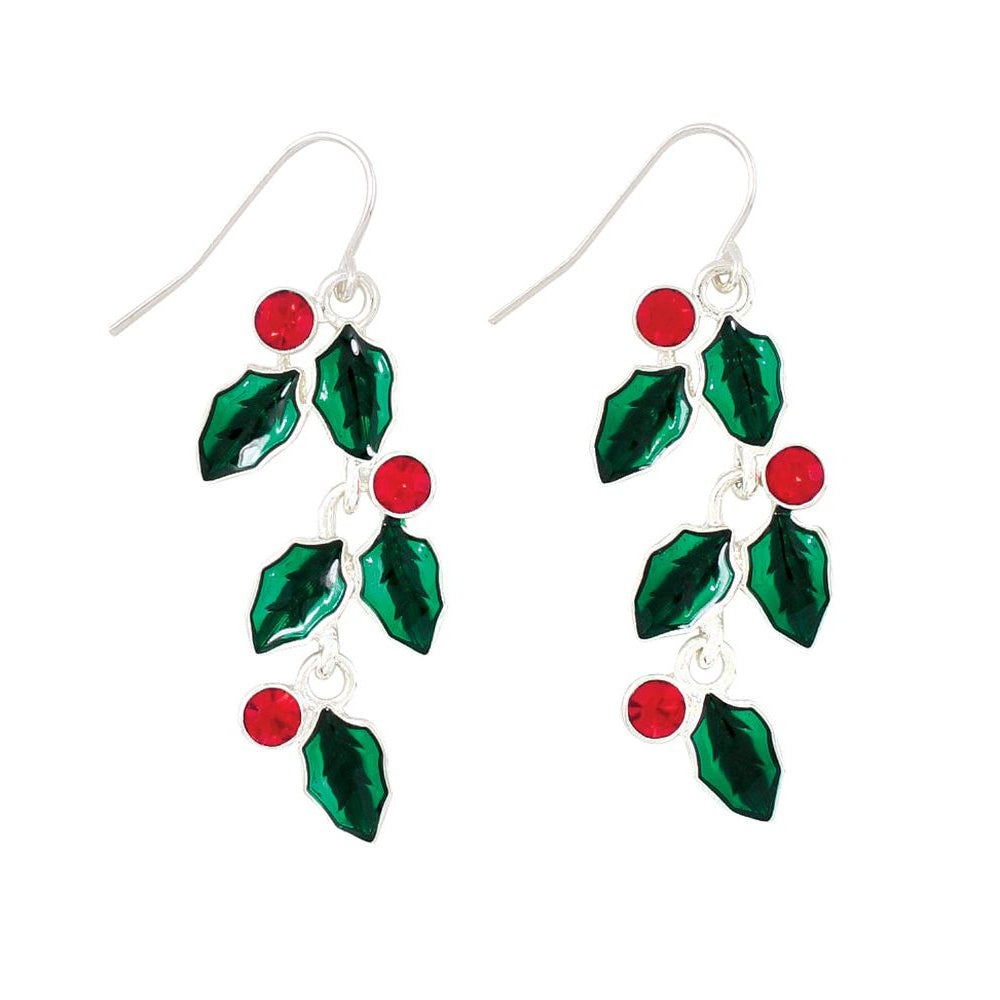 Earrings - Cascading Holly - Mellow Monkey
