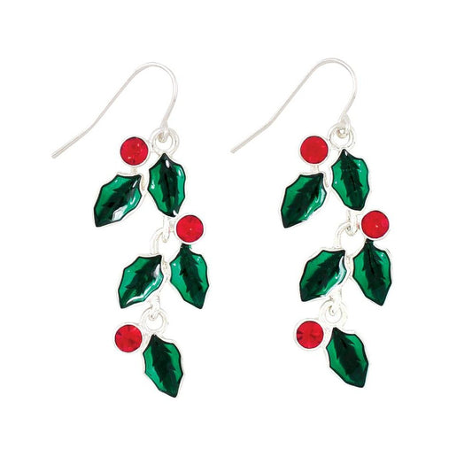 Earrings - Cascading Holly - Mellow Monkey