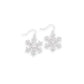 Stunning Crystal Snowflake Holiday Earrings