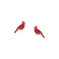 Red Enamel Cardinals Holiday Earrings - Mellow Monkey