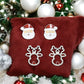 Santa and Rudolph Stud Duo Holiday Earrings - Mellow Monkey