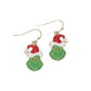 Enamel Christmas Grinch Earrings - Mellow Monkey